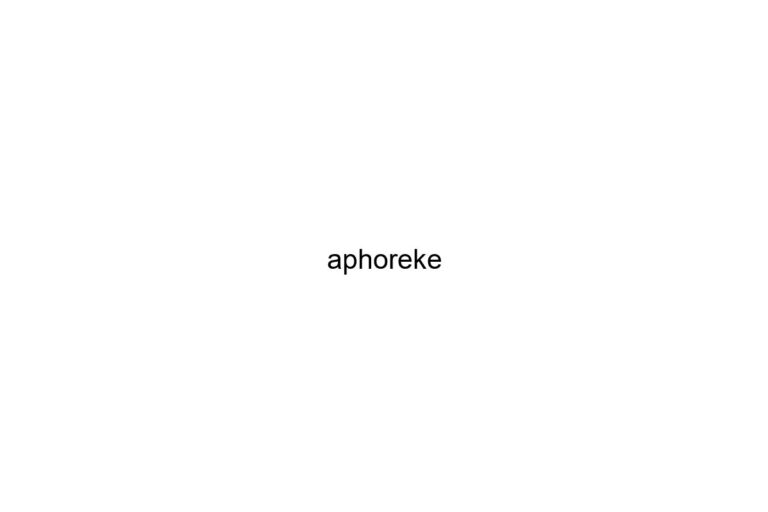 aphoreke