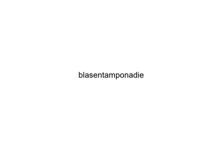 blasentamponadie