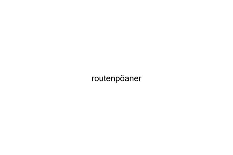 routenpaner