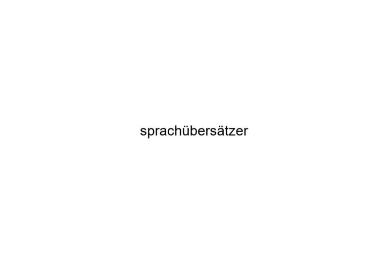 sprachberstzer