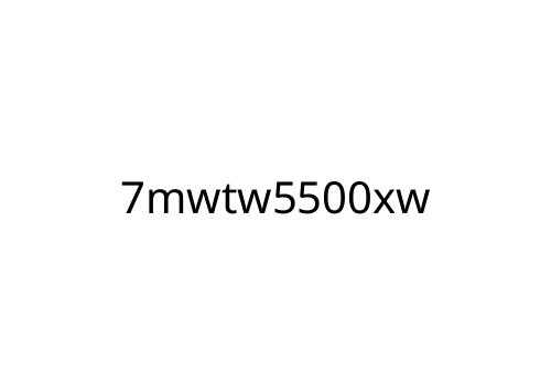 7mwtw5500xw