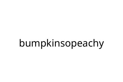 bumpkinsopeachy
