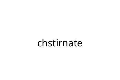 chstirnate