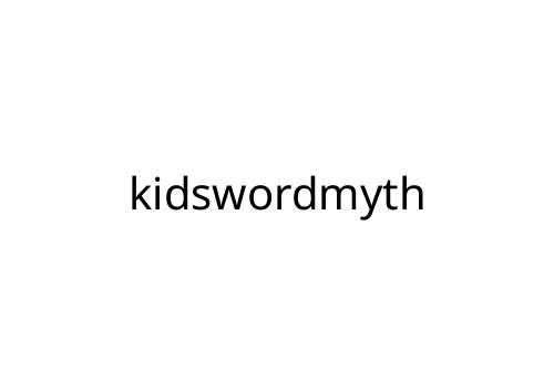 kidswordmyth