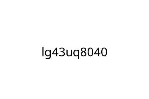 lg43uq8040
