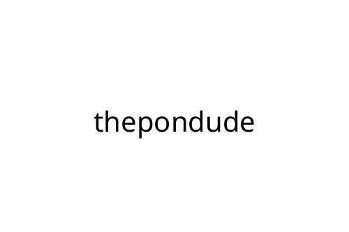 thepondude