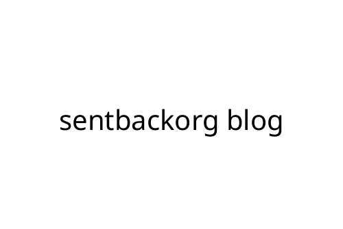 sentbackorg blog