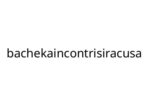 bachekaincontrisiracusa