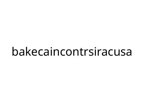 bakecaincontrsiracusa