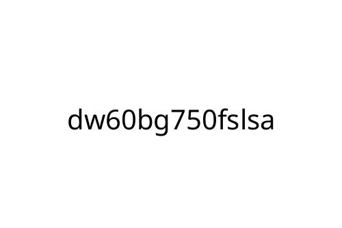dw60bg750fslsa