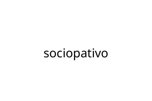 sociopativo