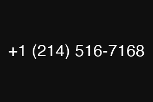 +1 (214) 516-7168