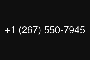 +1 (267) 550-7945