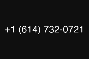 +1 (614) 732-0721