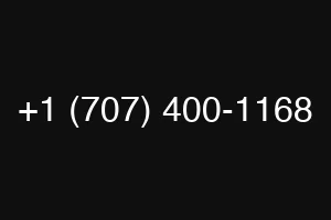 +1 (707) 400-1168