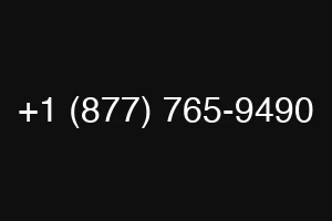 +1 (877) 765-9490